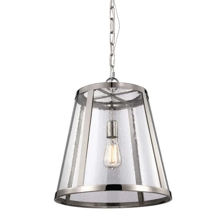 Feiss Pendant from the Harrow range. Harrow 1 Light Small Pendant Product Code = FE-HARROW-P-S