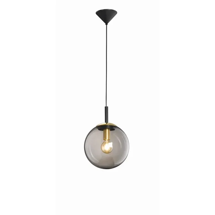 Fischer & Honsel living Dini Pendant Light black, 1-light source