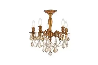 Five Light Flush Mount
