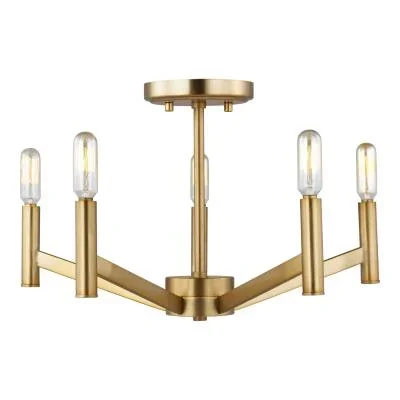 Five Light Semi-Flush Mount2232234