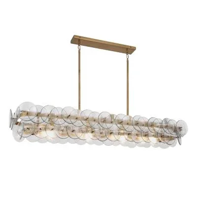 Four Light Linear Chandelier6768642