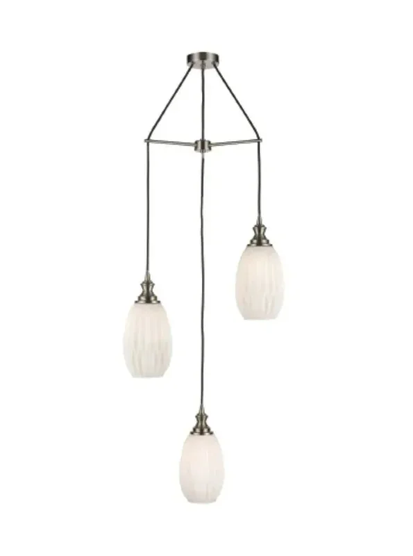 Franklite FL2421-3/348 Pendant Refract 3 light Spreader