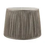Laura Ashley LA3713803-Q Hemsley Pleated Shade Grey 12″