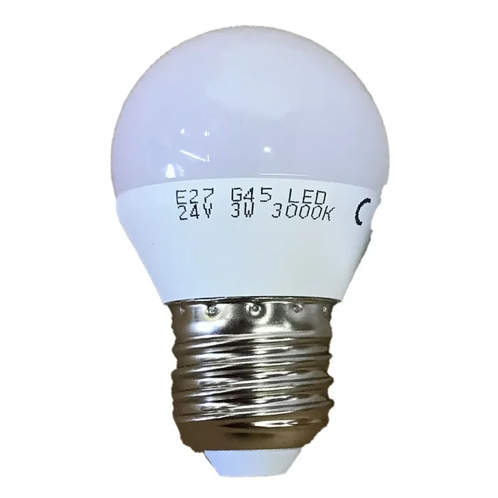 LED Round 45mm 3W 3000K ES Opal 24V