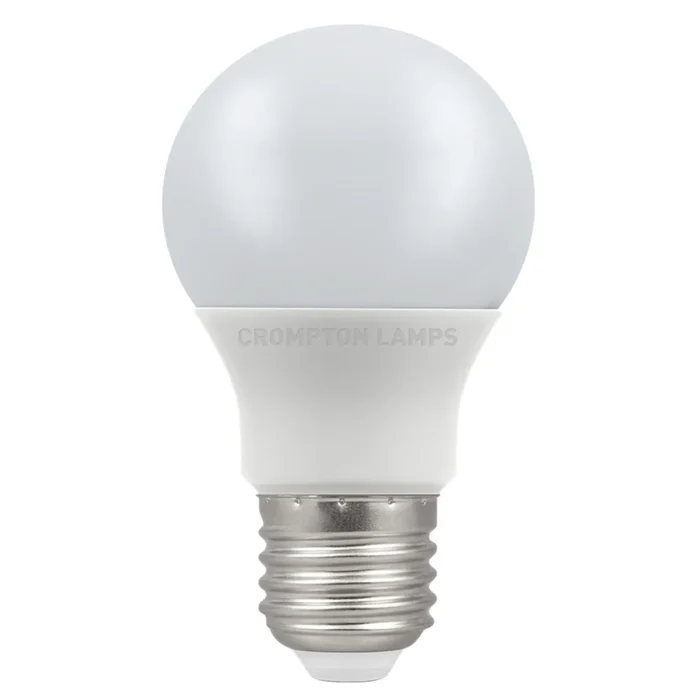 LED Thermal Plastic GLS 4W (40W eq.) E27 Opal 4000K Dimmable Crompton