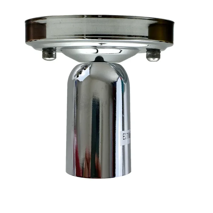 LEDSone Vintage Retro Ceiling Light Modern Industrial Metal Flush Mount E27 Ceiling Lamp Crome Holder ~ 3529