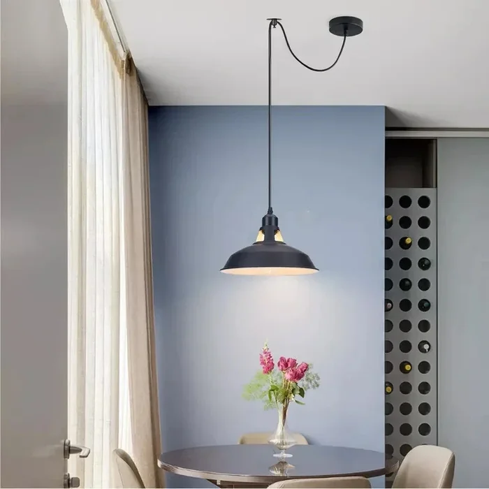 Modern 1/2 Head Black Spider Light Pendant Lamp Ceiling Fitting E27~4945