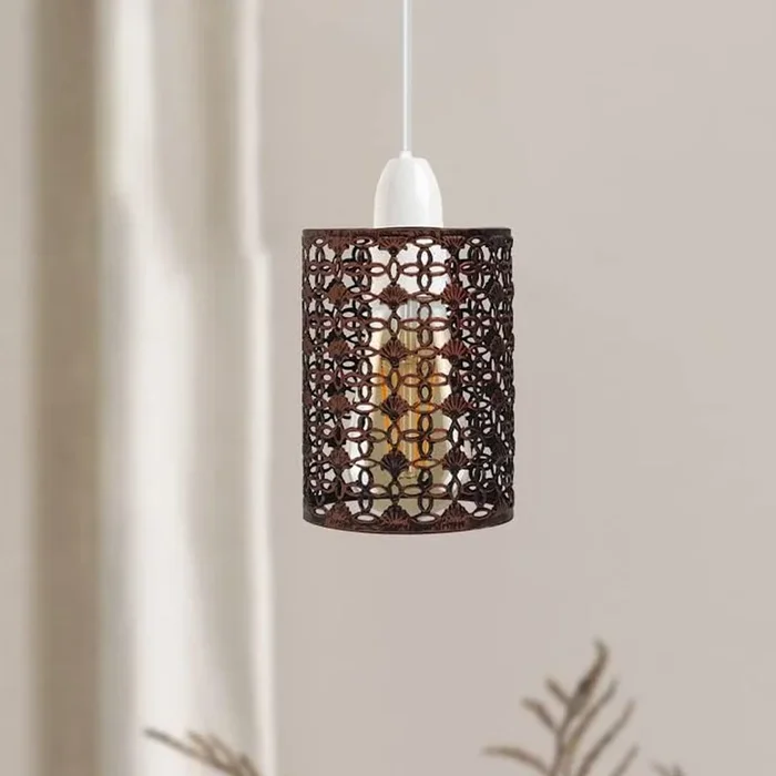 Modern Retro Style Drum Metal Ceiling Pendant Lampshade ~2430