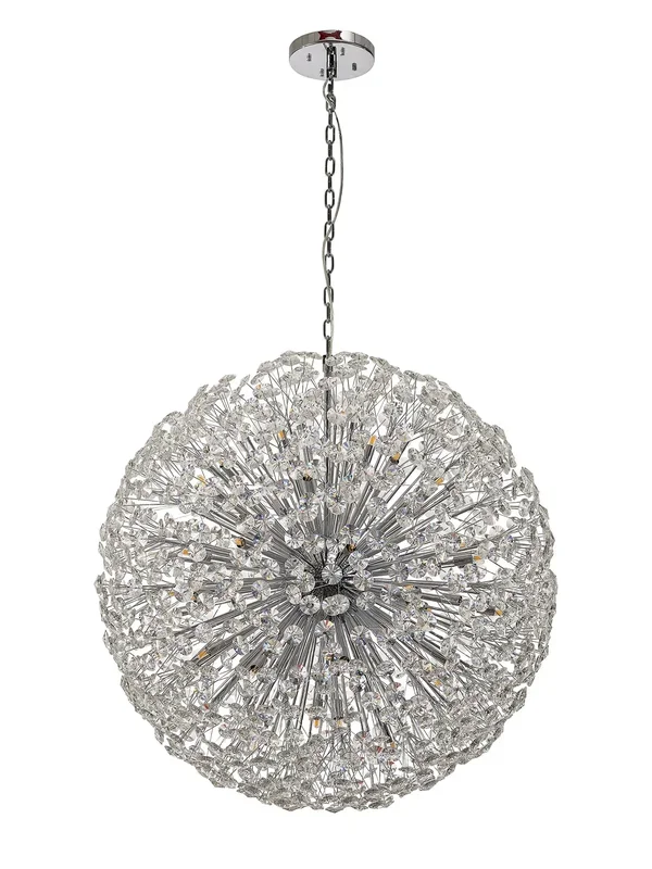 Monroe 1M Sphere Pendant Polished Chrome / Crystal EM7799-HSA