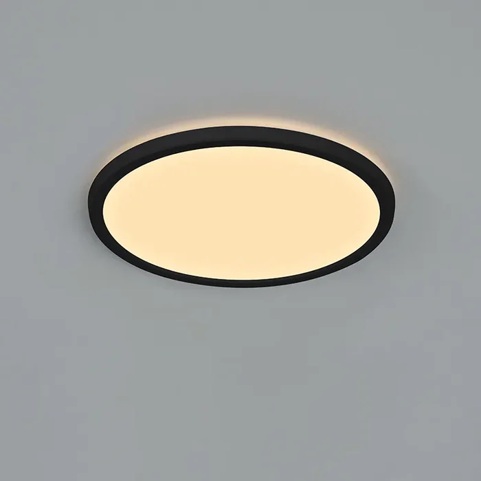 Nordlux Oja 29 LED Flush Ceiling Light – Black