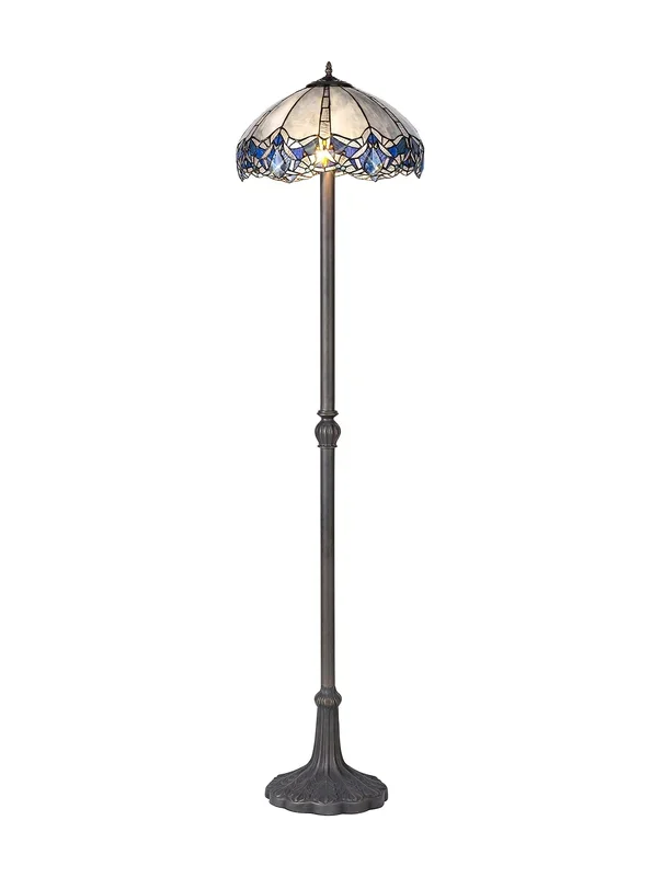 Normand 2 Light Leaf Design Floor Lamp EM3610-KHSA