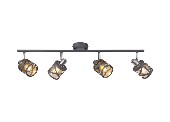 Novarro 4 Linear Bar Light Spotlight EM3118-HSA