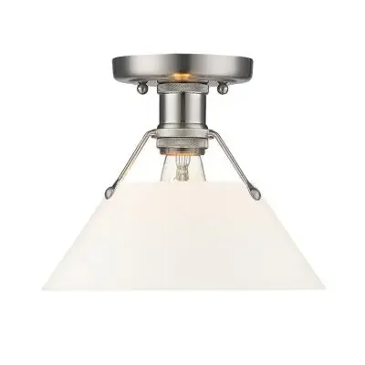 One Light Flush Mount