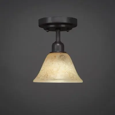 One Light Semi Flush