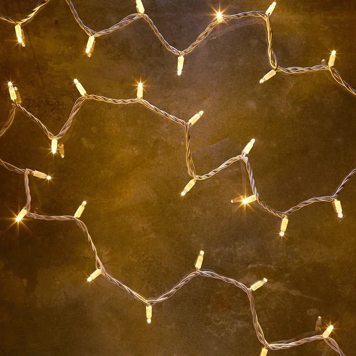 Pro Connect 190m 1900 Warm White Connectable String Lights White Cable