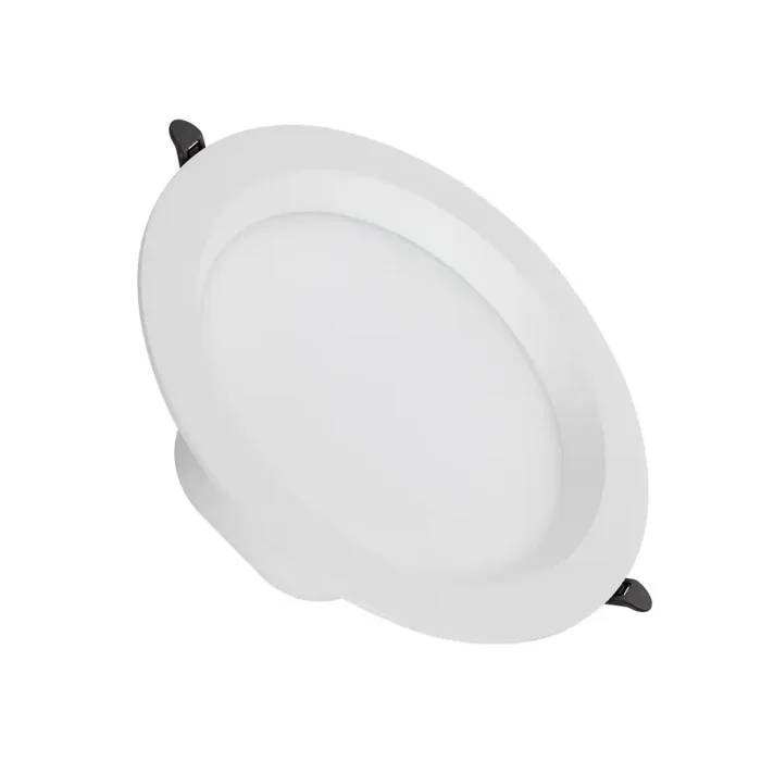 Round 24W Daylight LED Downlight Lux IP44 Cutout 200mm – White