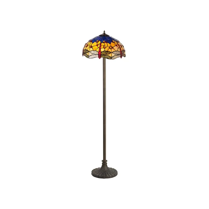 Sarandon 2 Light Stepped Design Floor Lamp EM3800-KHSA