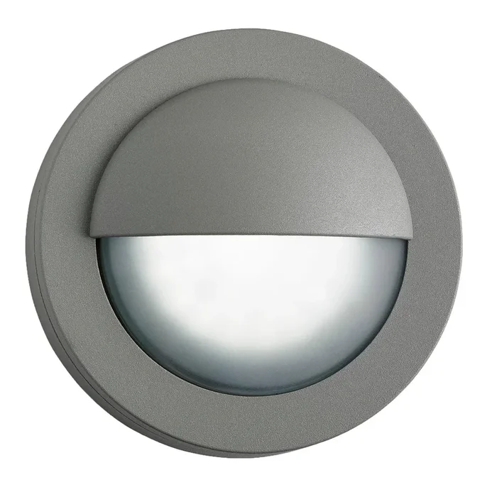 Searchlight Bangor Outdoor Wall Light- Grey Metal & Polycarbonate Search Light Part Number 1402GY