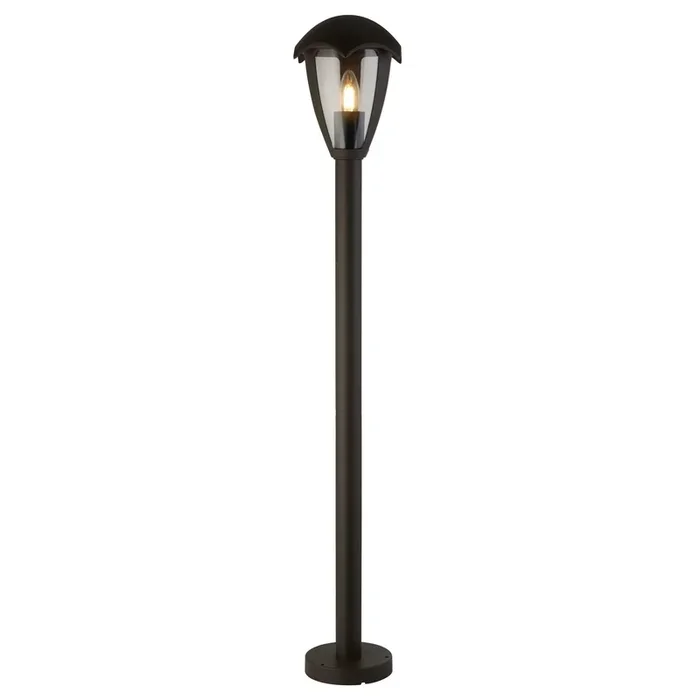 Searchlight Bluebell Outdoor Post – Grey Metal & Clear Polycarb Search Light Part Number 57892-970