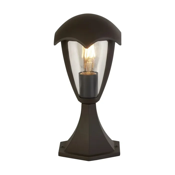 Searchlight Bluebell Outdoor Post – Grey Metal & Clear Polycarb Search Light Part Number 57892-300