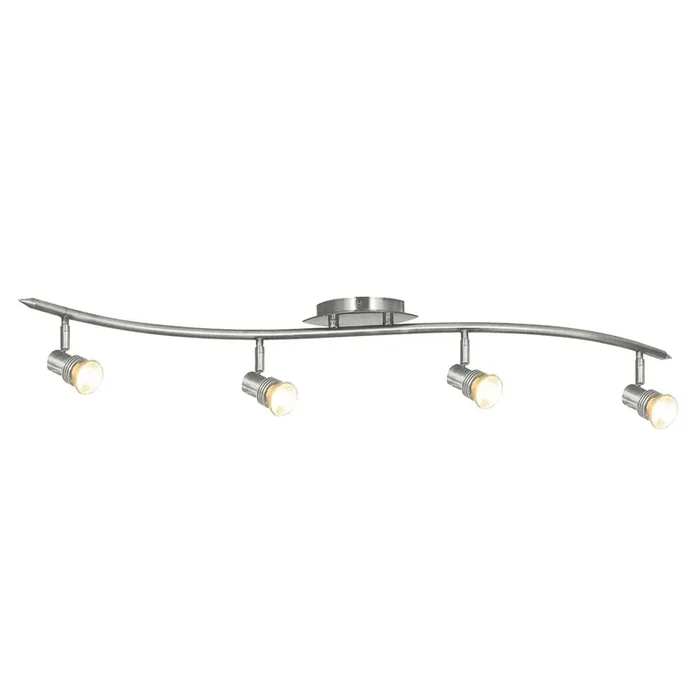Searchlight Decco Pack 6 – Sat/Silver ‘S’ Bar Spot – Round Head P4333Ss