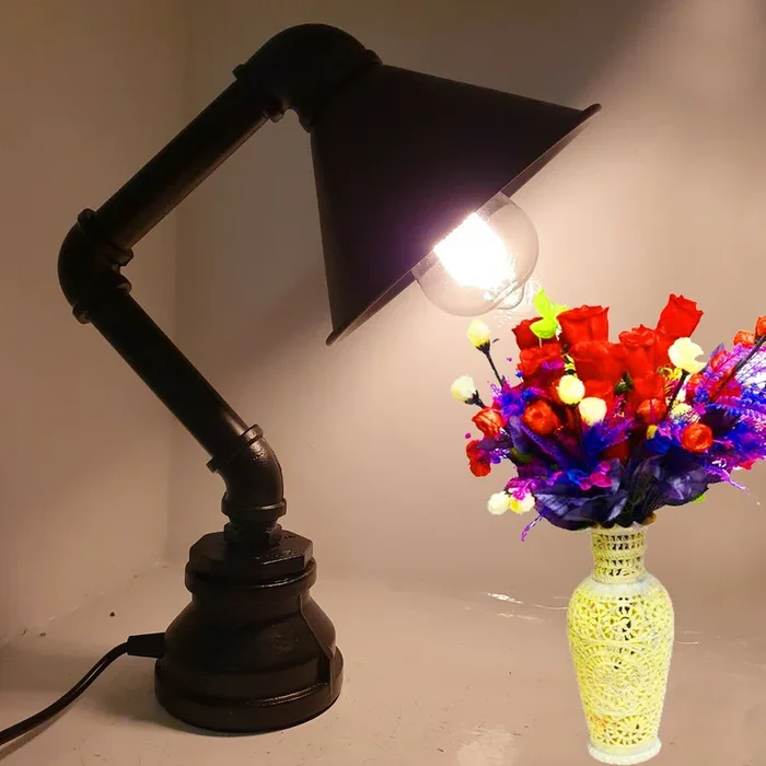Side Steampunk table lamps for living room~2260