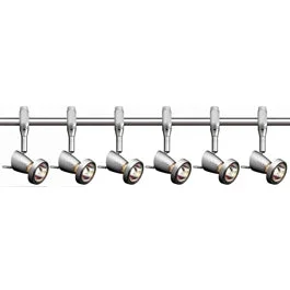 SLV 184092TK6 Siena 50W 6 Light Track Kit Silver Grey