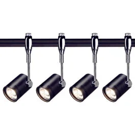 SLV 185450TK4 Bima 1 50W 4 Light Track Kit Chrome & Black