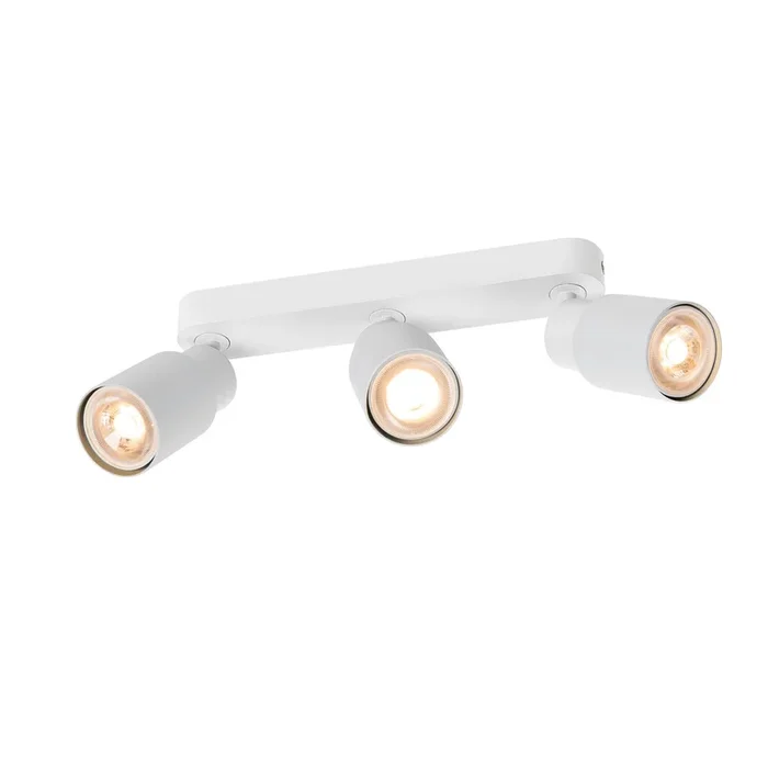 SLV PURI 2.0 Tube, wall and ceiling-mounted light, long, 3 x max. 6 W GU10, white 1008322