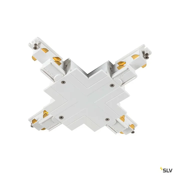 SLV X-connector, for S-TRACK 3-phase mounting track, white, DALI 1006536