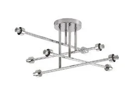 Spacek 8 Light Sputnik Semi-Flush Frame Only EM1459