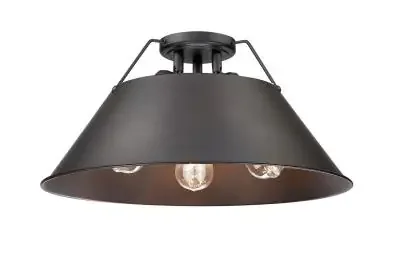 Three Light Flush Mount