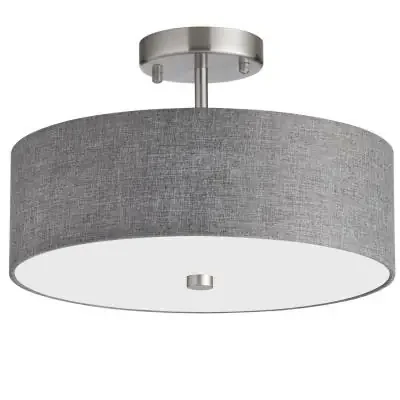 Three Light Semi-Flush Mount