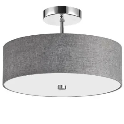 Three Light Semi-Flush Mount