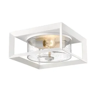 Two Light Outdoor Flush Mount