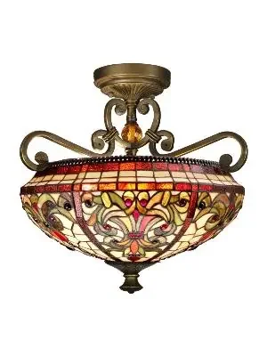 Two Light Semi Flush Mount