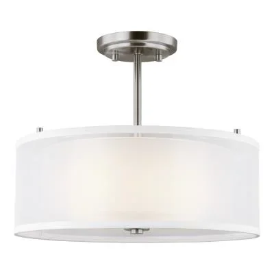 Two Light Semi-Flush Mount782237