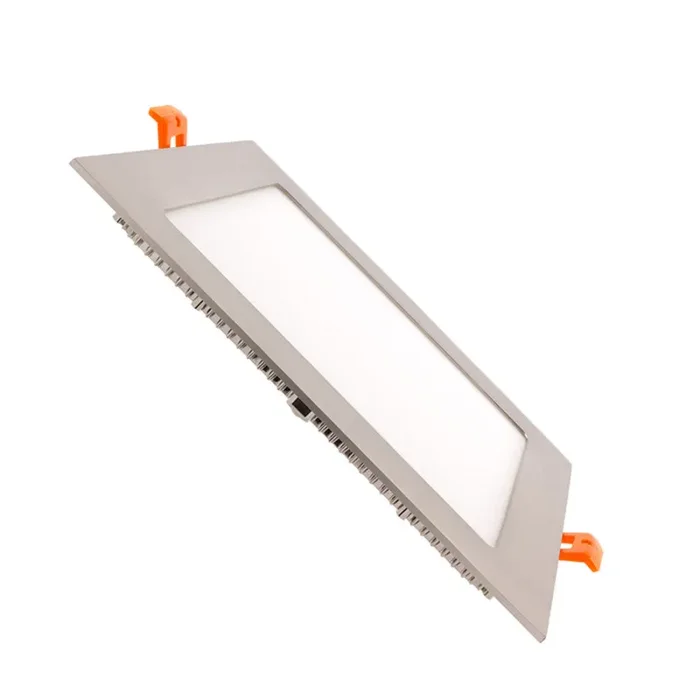 UltraSlim Square 15W Daylight LED Downlight Cutout 180x180mm – Silver
