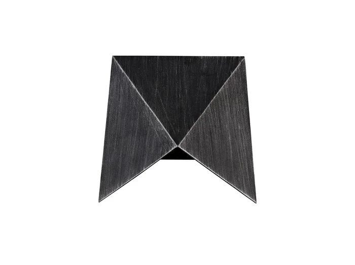 Weathered Wall Lamp, 1 x 7W LED, 3000K, 610lm, IP54, Black/Silver, 3yrs Warranty