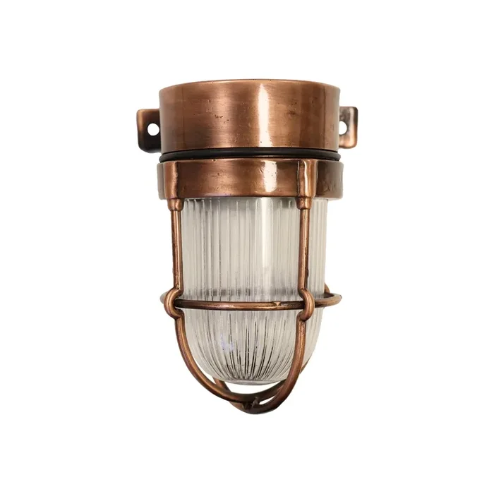 Westport Coastal Lagoon Outdoor Wall Light – Copper