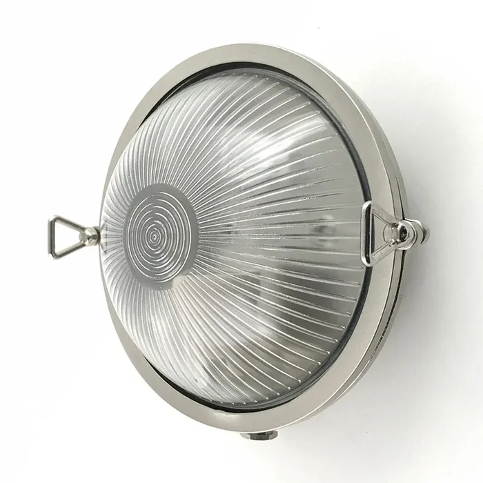 Westport Coastal Pebble Outdoor Flush Wall Light – Matt Nickel