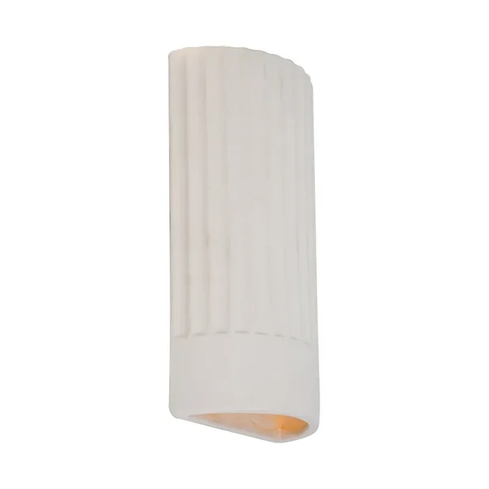 Westport Colby Ceramic Up & Down Wall Light – White
