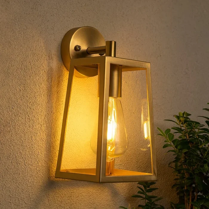 Westport Longshore Outdoor Hanging Lantern – Gold