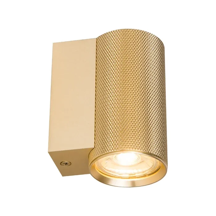 Westport Moto Knurl Wall Light – Brass