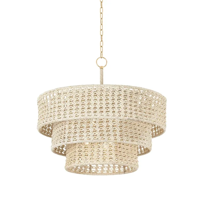 Yorkhill 6-Light Pendant in Vintage Gold Leaf 32L x 32W x 29.5H5832-VGL